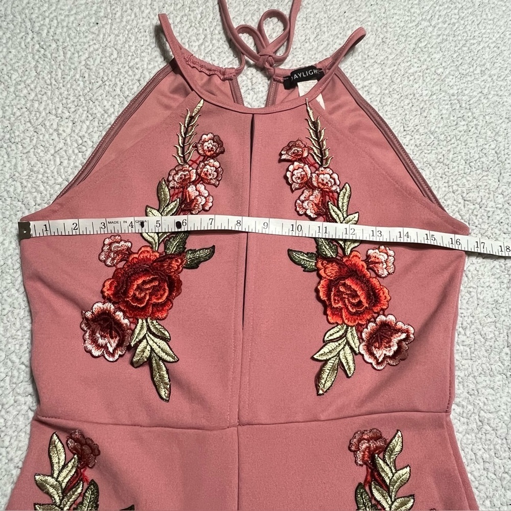 Daylight Floral Embroidered Jumpsuit - Picture 5 of 11